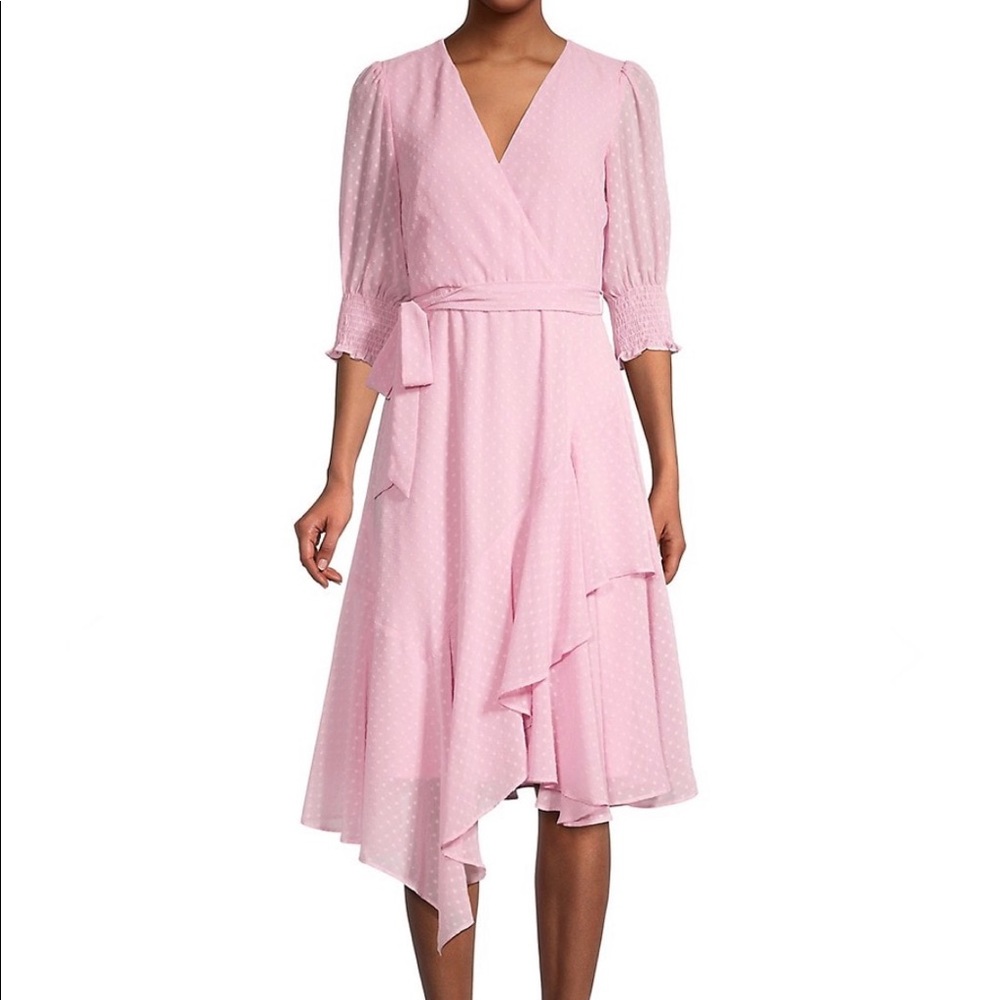 Gabby Skye - Asymmetrical Chiffon Dress, Size 2(4)
